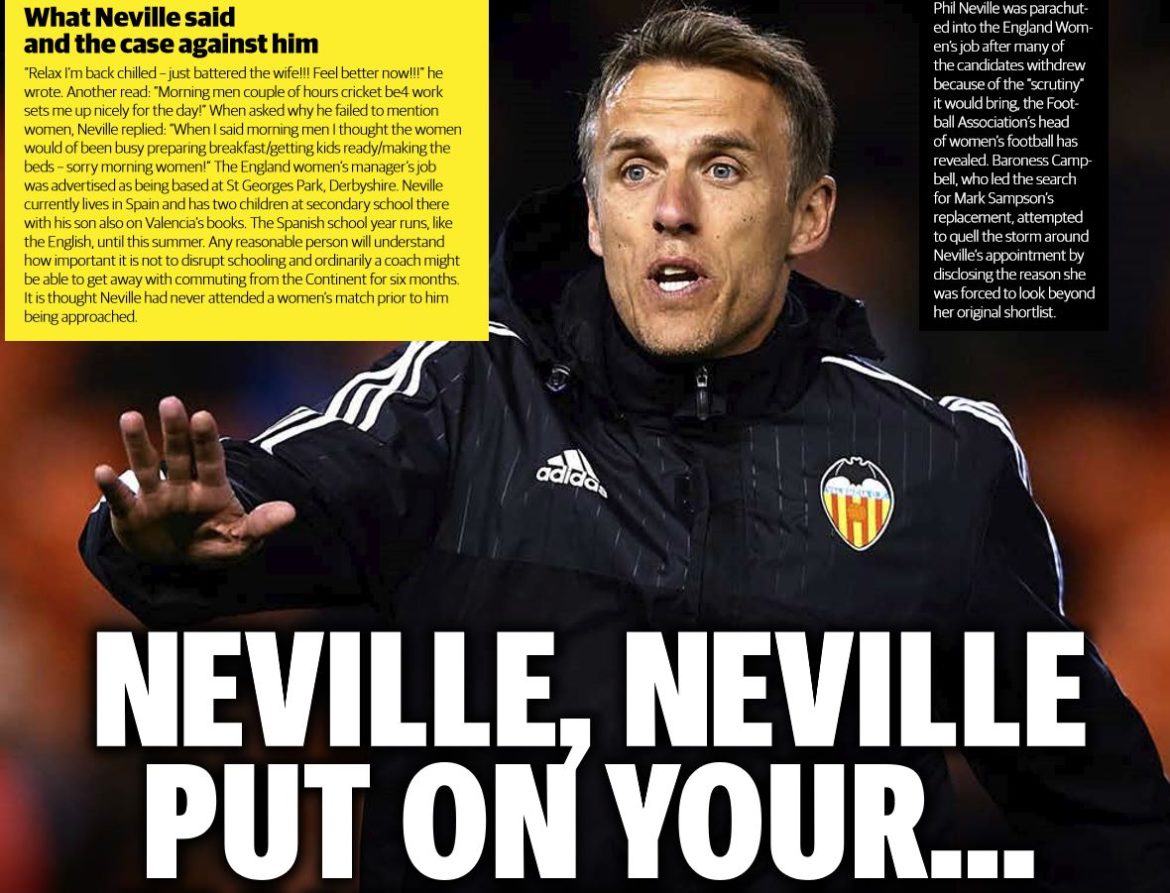 What Neville said and the case against him