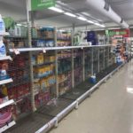 Coronavirus Australian Supermarket shelves left empty