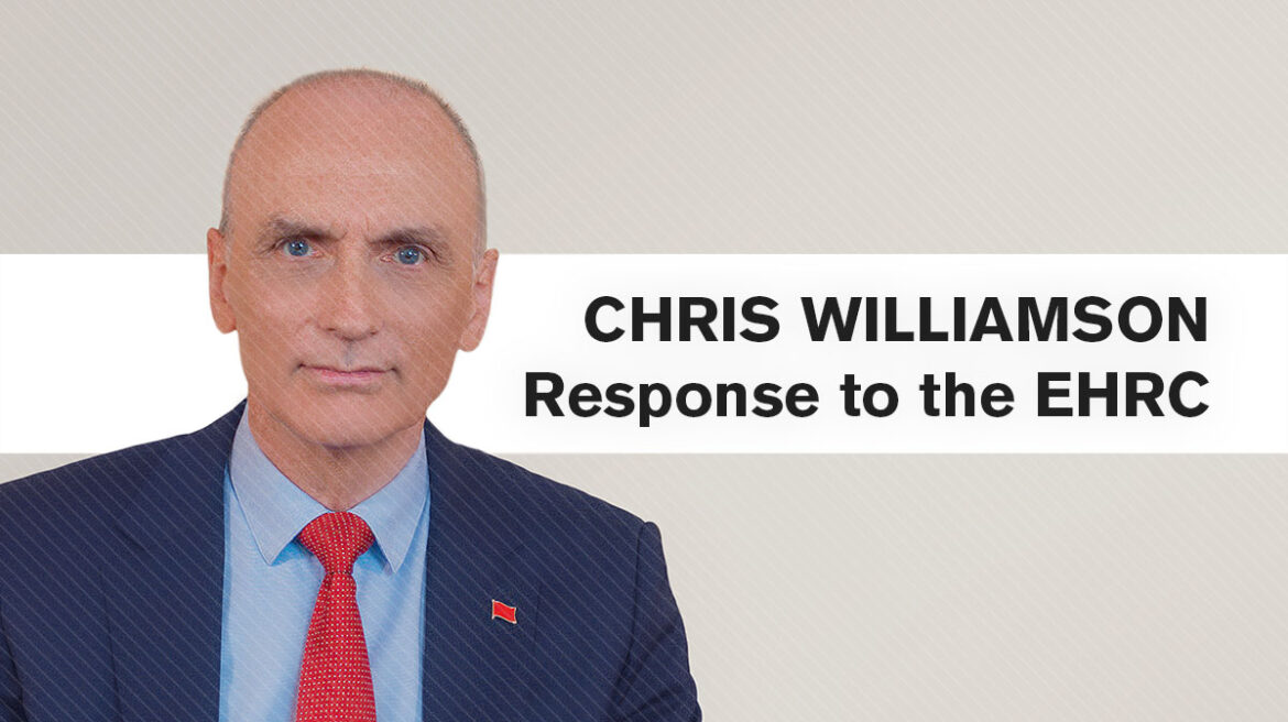 EHRC clears Chris Williamson and the Labour Left – Chris responds