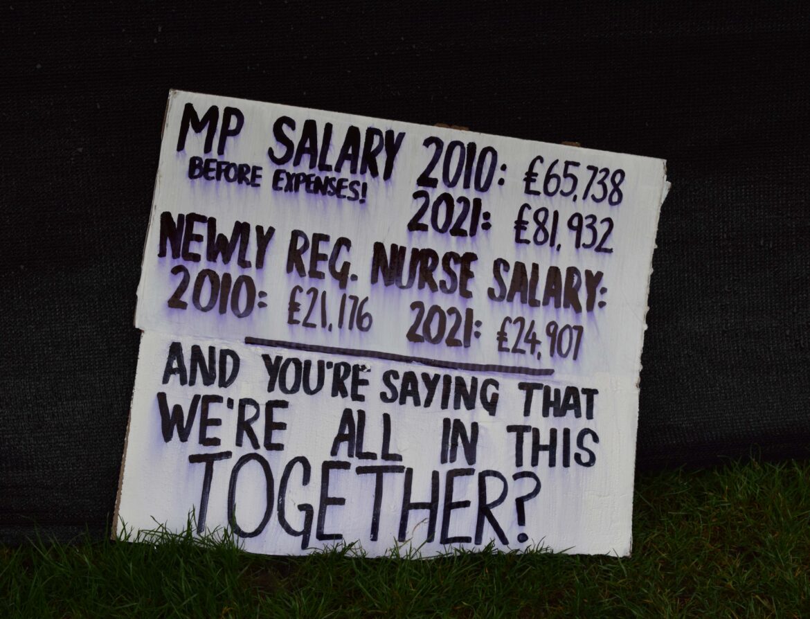 NHS DEMO IN MANCHESTER