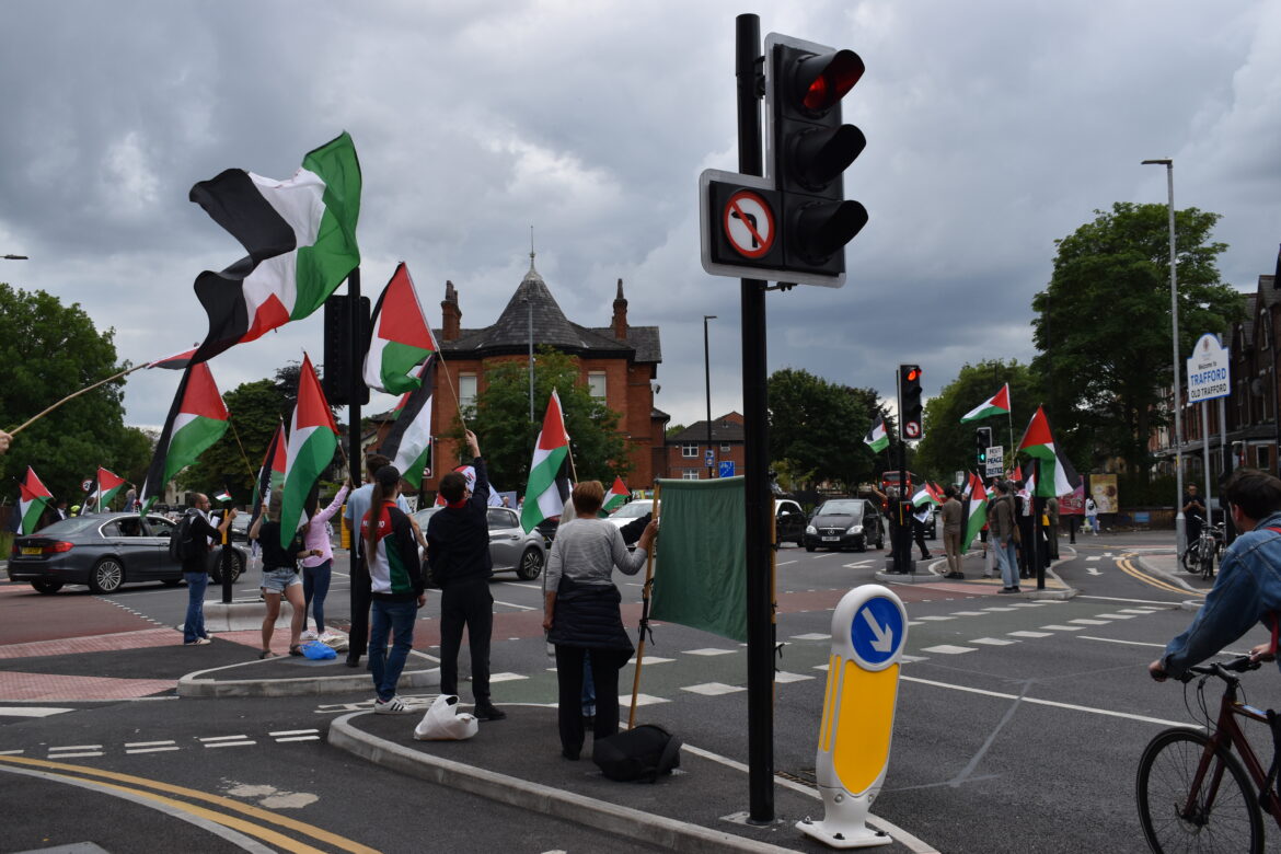 NO to murder in Jenin – people of Chorlton Manchester have their say on Palestine