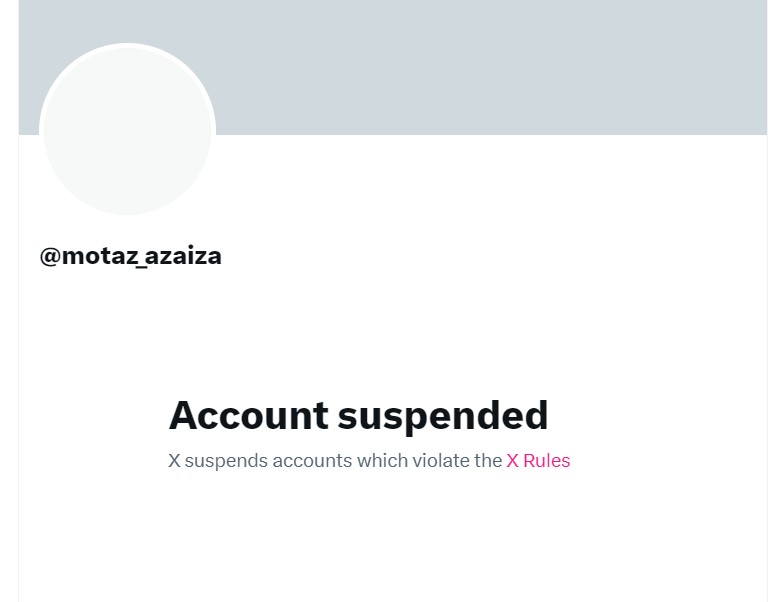 account of journalist suspended because he is reporting the truth about civilian killings in gaza
